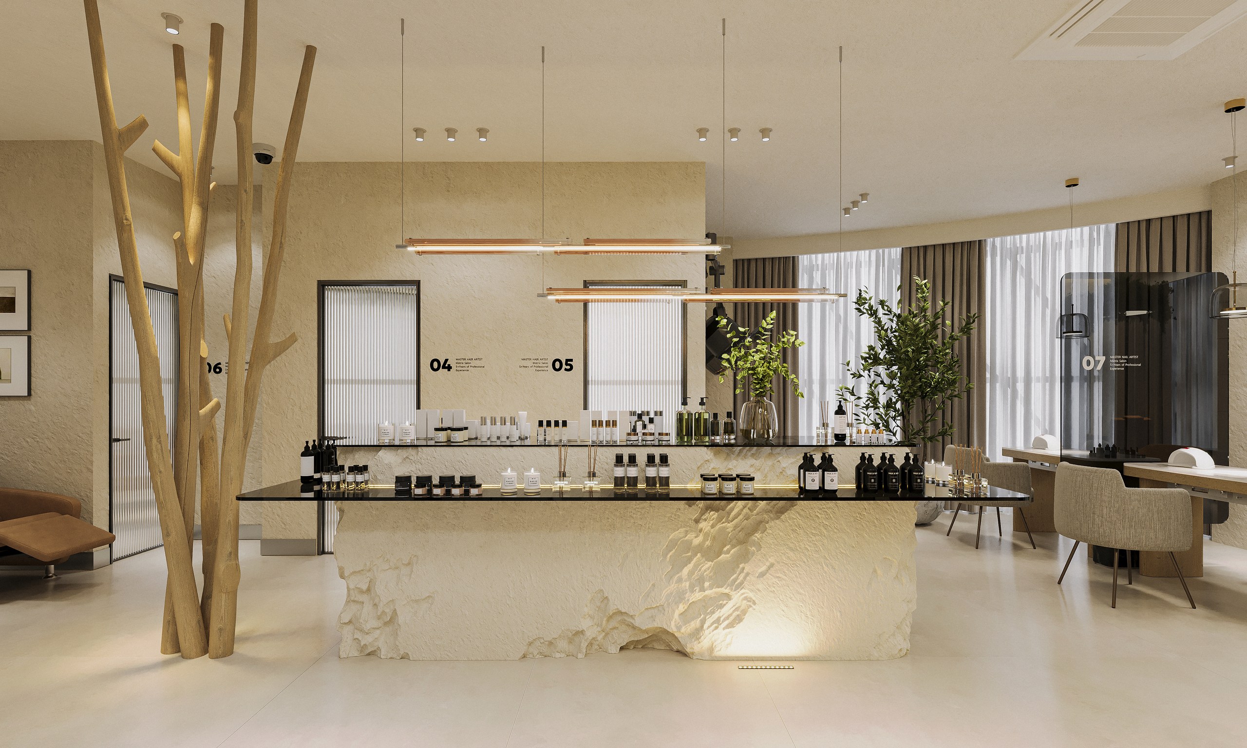 Matrix Salon — reception