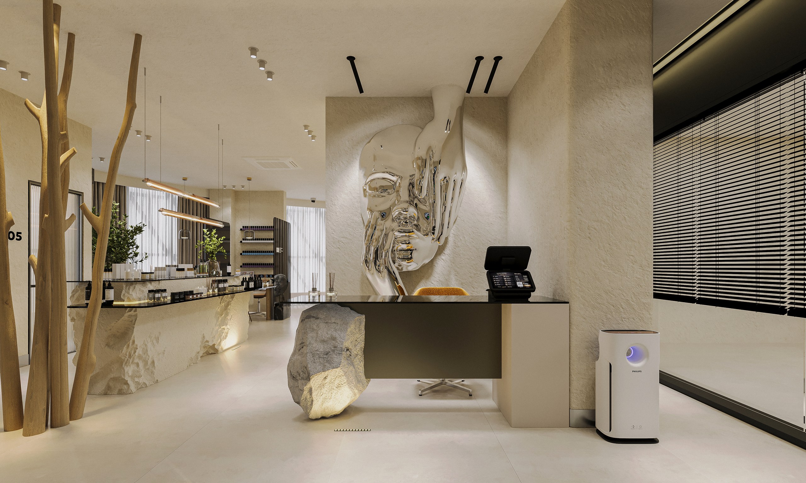 Matrix Salon — main hall