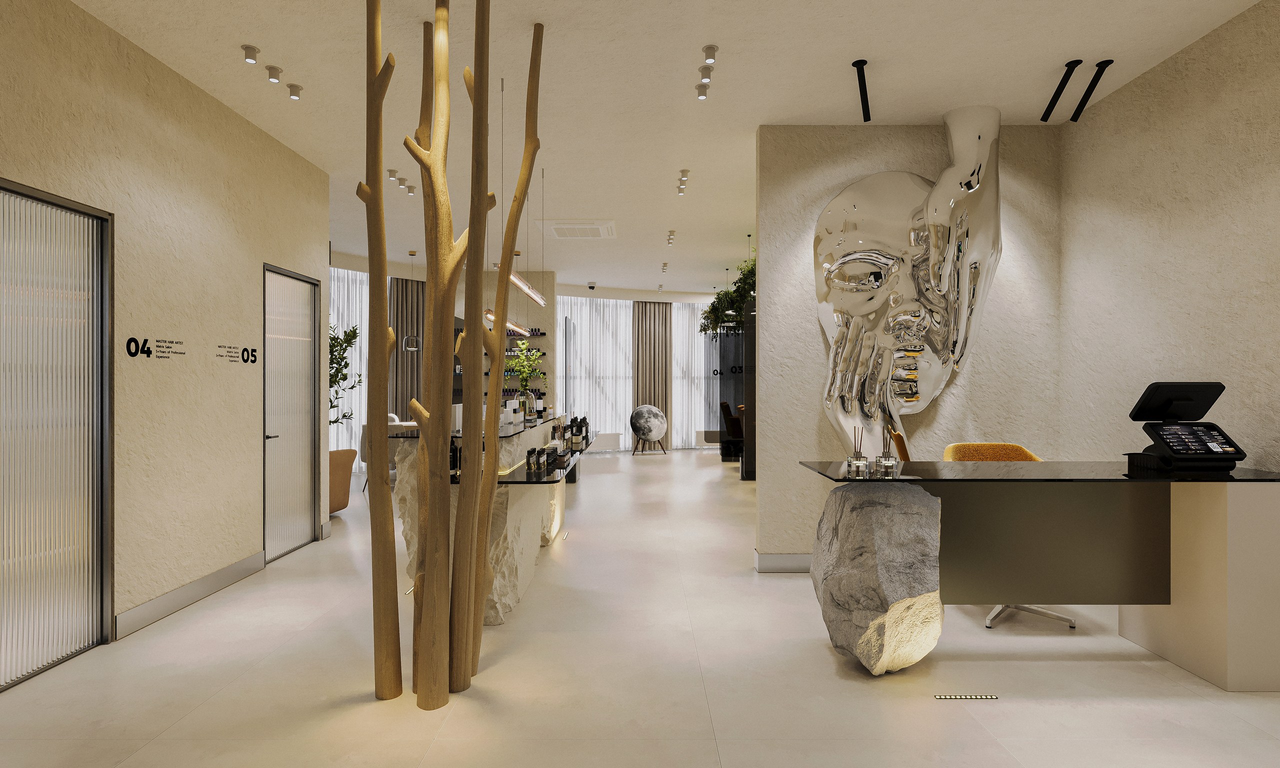 Matrix Salon — corridor
